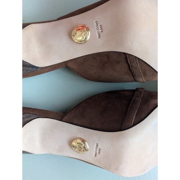 Suede Mule Heels for Women for sale | eBay NIB Veronica Beard Leslie Suede Mule Size US 8.5M Cedar 2.75\